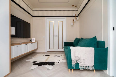 Кварцевый ламинат Fargo Паркет Английская ёлка Дуб Лондонский Туман 33-81996-14 4/0.5мм